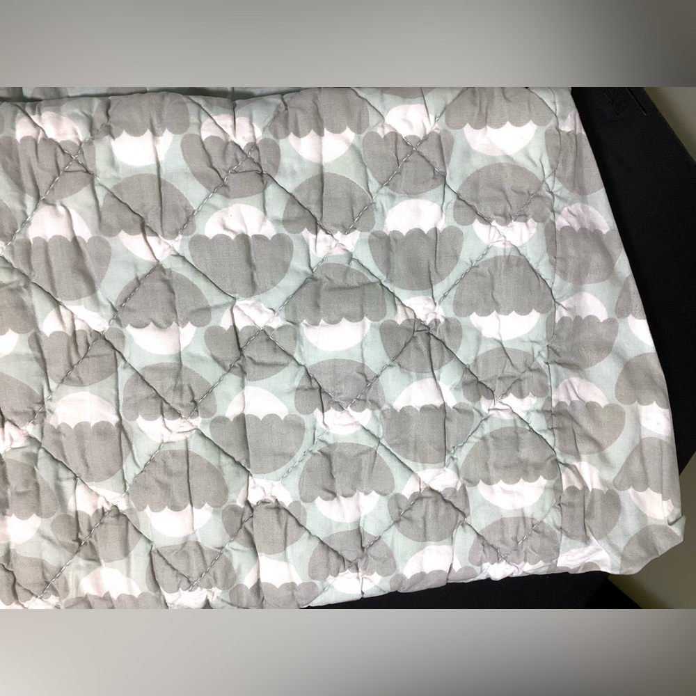 The Land of Nod quilted changing pad cover 33” x 18”